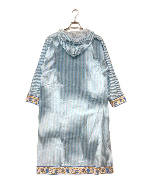 Ron Herman（ロンハーマン）Ron Herman (ロンハーマン) SZ Blockprints (エスゼットブロックプリント) ストライプワンピース ブルー サイズ:Sの古着・服飾アイテム
