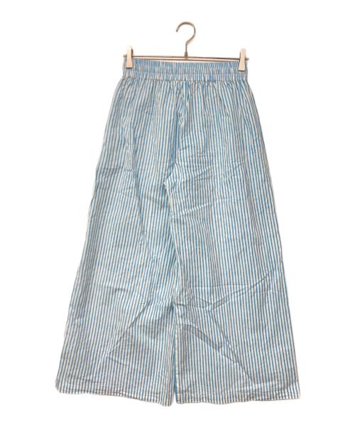 Ron Herman（ロンハーマン）Ron Herman (ロンハーマン) SZ Blockprints (エスゼットブロックプリント) ストライプパンツ DRAWSTRING PANTS ドロストワイドパンツ ブルー サイズ:Sの古着・服飾アイテム