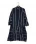 Bajra（バジュラ）の古着「ストライプシャツワンピース」｜ネイビー