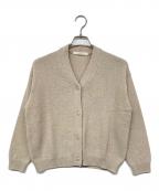 evam evaエヴァムエヴァ）の古着「wool liliy cardigan」｜ベージュ