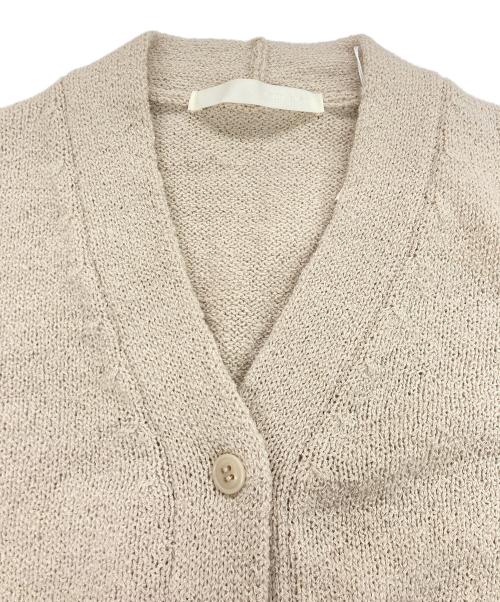 evam eva（エヴァムエヴァ）evam eva (エヴァムエヴァ) wool liliy cardigan ベージュ サイズ:Mの古着・服飾アイテム