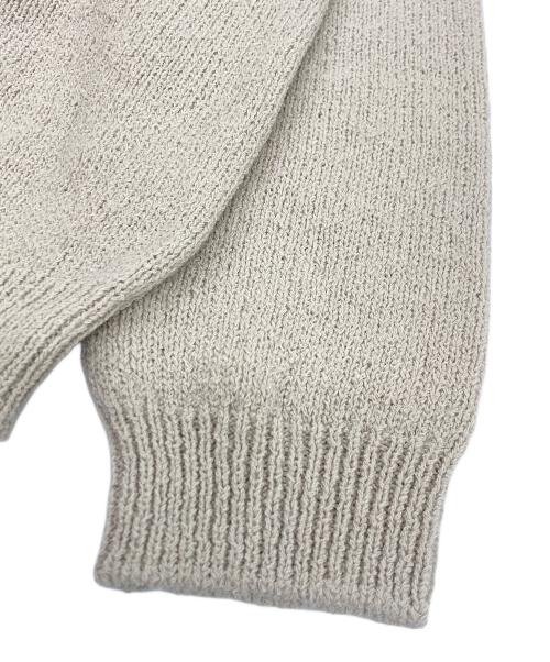 evam eva（エヴァムエヴァ）evam eva (エヴァムエヴァ) wool liliy cardigan ベージュ サイズ:Mの古着・服飾アイテム