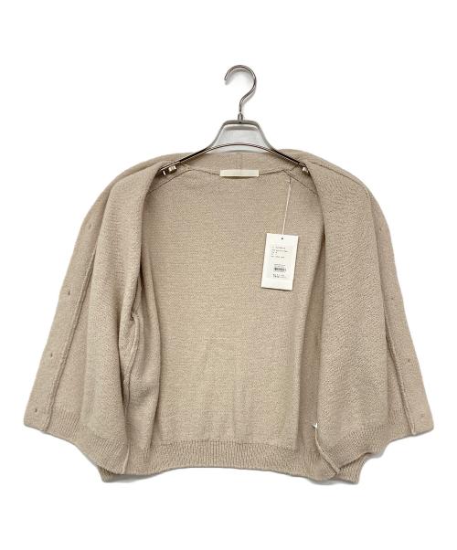 evam eva（エヴァムエヴァ）evam eva (エヴァムエヴァ) wool liliy cardigan ベージュ サイズ:Mの古着・服飾アイテム