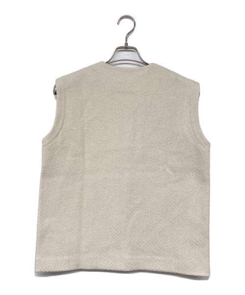 evam eva（エヴァムエヴァ）evam eva (エヴァムエヴァ) renew-wool vest ベージュ サイズ:1の古着・服飾アイテム