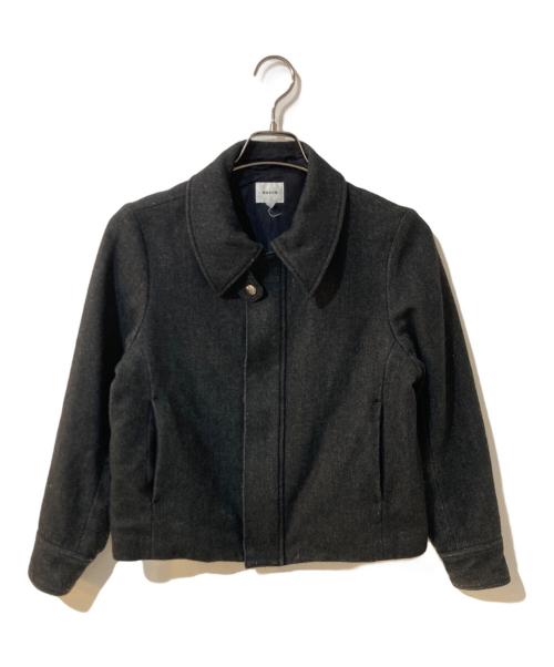 新見本工場（シンミホンコウジョウ）新見本工場 (シンミホンコウジョウ) 毛七ブルゾン ブラック サイズ:１の古着・服飾アイテム