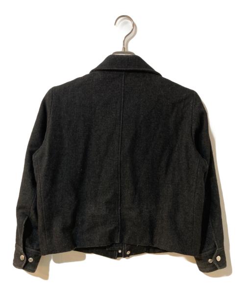 新見本工場（シンミホンコウジョウ）新見本工場 (シンミホンコウジョウ) 毛七ブルゾン ブラック サイズ:１の古着・服飾アイテム