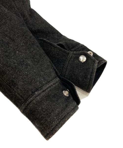 新見本工場（シンミホンコウジョウ）新見本工場 (シンミホンコウジョウ) 毛七ブルゾン ブラック サイズ:１の古着・服飾アイテム