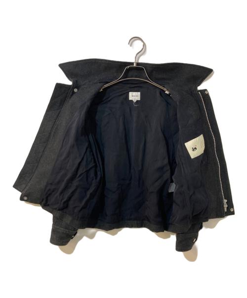 新見本工場（シンミホンコウジョウ）新見本工場 (シンミホンコウジョウ) 毛七ブルゾン ブラック サイズ:１の古着・服飾アイテム
