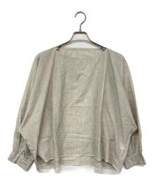 FURUHASHI（フルハシ）の古着「セルビッジブラウス」｜ベージュ