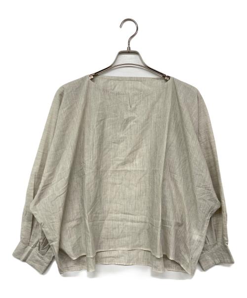 FURUHASHI（フルハシ）FURUHASHI (フルハシ) セルビッジブラウス ベージュの古着・服飾アイテム