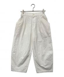 FURUHASHI（フルハシ）の古着「WEAVER PANTS / ウィーバーパンツ」｜ホワイト