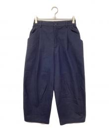 FURUHASHI（フルハシ）の古着「WEAVER PANTS」｜ネイビー