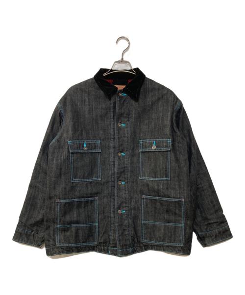 ROTAR（ローター）ROTAR (ローター) 裏ネルデニムカバーオール インディゴ サイズ:Lの古着・服飾アイテム