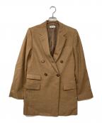 Ameriアメリ）の古着「CLASSIC MINIMAL WARM TAILORED JACKET / ダブルジャケット」｜ブラウン