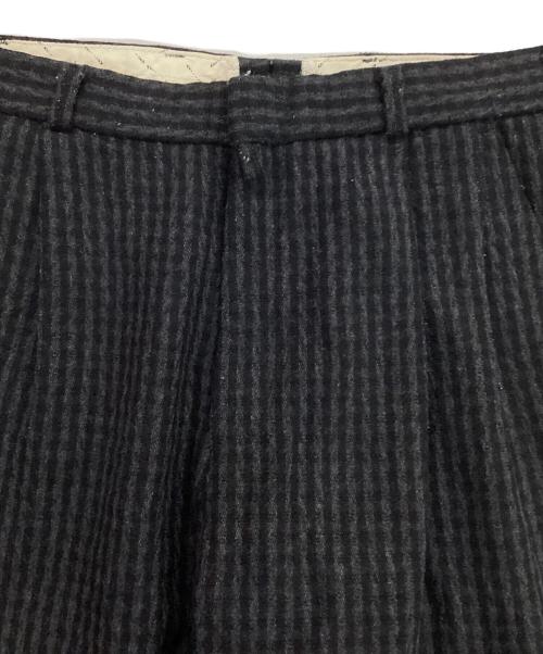 USED（ユーズド）USED (ユーズド) チェックスラックスパンツ ネイビー サイズ:50の古着・服飾アイテム