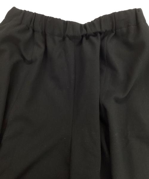 Curensology（カレンソロジー）Curensology (カレンソロジー) ダブルクロスドロストパンツワイドイージーパンツ ブラック サイズ:Fの古着・服飾アイテム