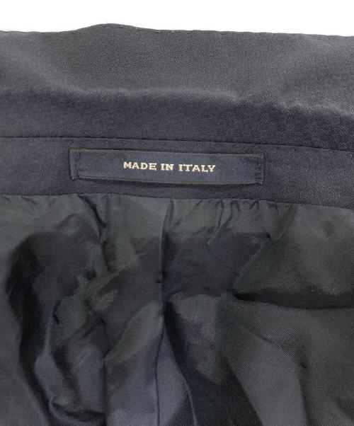 TAGLIATORE（タリアトーレ）TAGLIATORE (タリアトーレ) VESVIO SUPER110'ウールオーバーチェック2B1プリーツスーツ ネイビー サイズ:48の古着・服飾アイテム