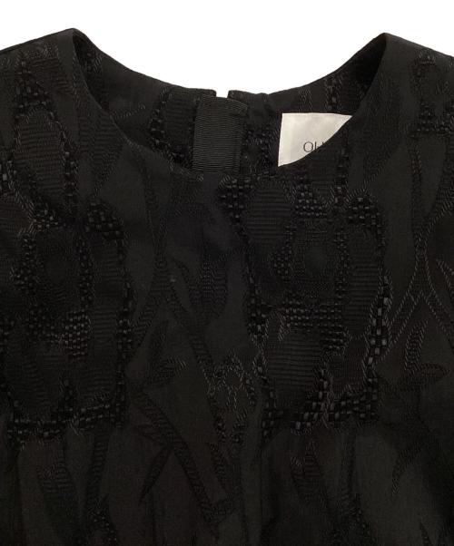 OHGA（オオガ）OHGA (オオガ) ジャガードブラウス ブラック サイズ:Fの古着・服飾アイテム