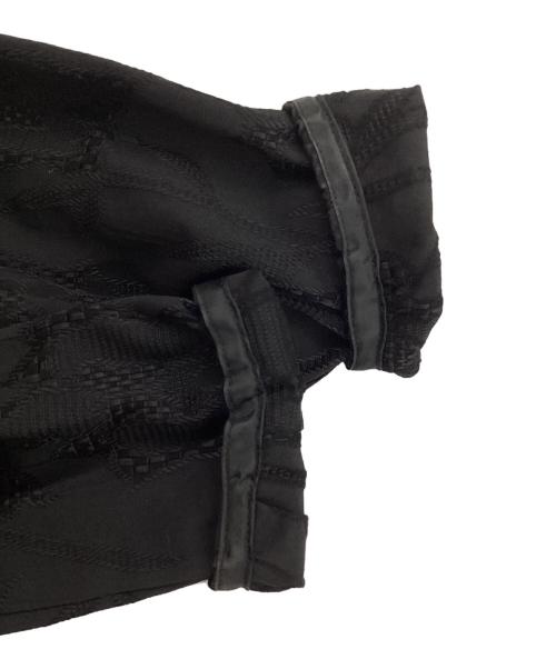 OHGA（オオガ）OHGA (オオガ) ジャガードブラウス ブラック サイズ:Fの古着・服飾アイテム