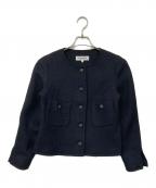 49AV junko shimadaフォーティーナインアベニュージュンコシマダ）の古着「スプリングツイードジャケット」｜ネイビー