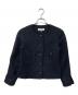 49AV junko shimada（フォーティーナインアベニュージュンコシマダ）の古着「スプリングツイードジャケット」｜ネイビー