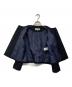 中古・古着 49AV junko shimada (フォーティーナインアベニュージュンコシマダ) スプリングツイードジャケット ネイビー サイズ:38：8000円