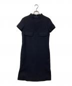 49AV junko shimadaフォーティーナインアベニュージュンコシマダ）の古着「スプリングツイードワンピース」｜ネイビー