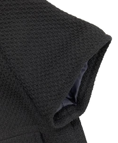 49AV junko shimada（フォーティーナインアベニュージュンコシマダ）49AV junko shimada (フォーティーナインアベニュージュンコシマダ) スプリングツイードワンピース ネイビー サイズ:38の古着・服飾アイテム