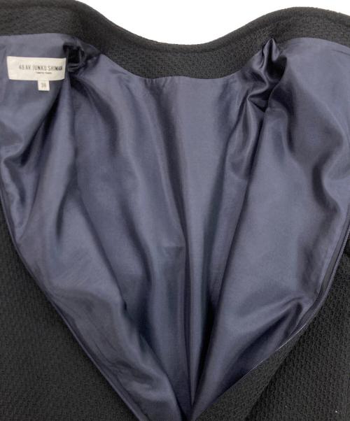 49AV junko shimada（フォーティーナインアベニュージュンコシマダ）49AV junko shimada (フォーティーナインアベニュージュンコシマダ) スプリングツイードワンピース ネイビー サイズ:38の古着・服飾アイテム