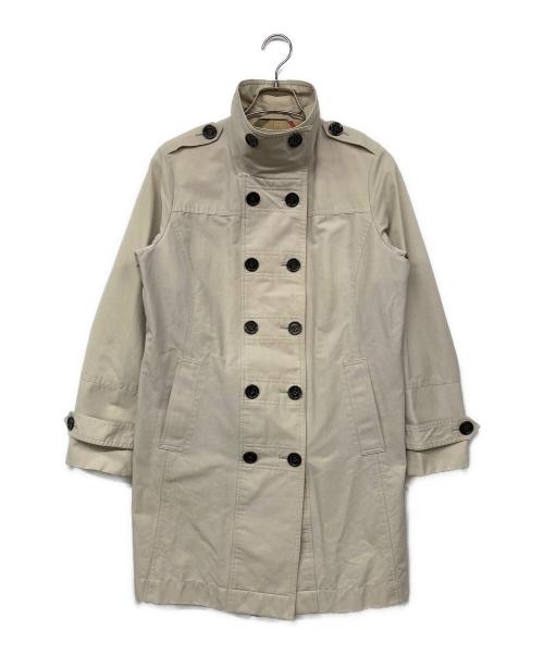 BURBERRY LONDON（バーバリーロンドン）BURBERRY LONDON (バーバリーロンドン) スタンドカラーダブルコート ベージュ サイズ:44の古着・服飾アイテム