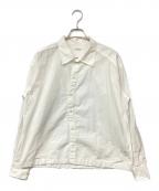 YAUNNヤウーン）の古着「COTTON ASYMMETRY SHIRT」｜ホワイト