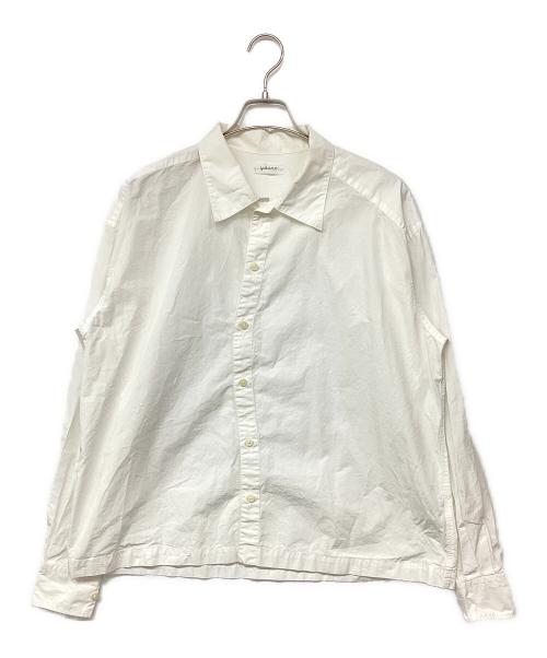 YAUNN（ヤウーン）YAUNN (ヤウーン) COTTON ASYMMETRY SHIRT ホワイト サイズ:FREEの古着・服飾アイテム