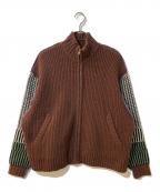 FILL THE BILLフィルザビル）の古着「ドライバーズニット」｜ブラウン