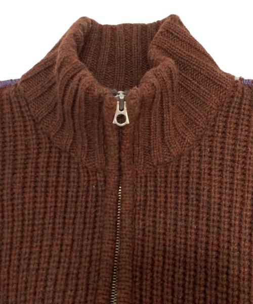 FILL THE BILL（フィルザビル）FILL THE BILL (フィルザビル) ドライバーズニット ブラウン サイズ:1の古着・服飾アイテム