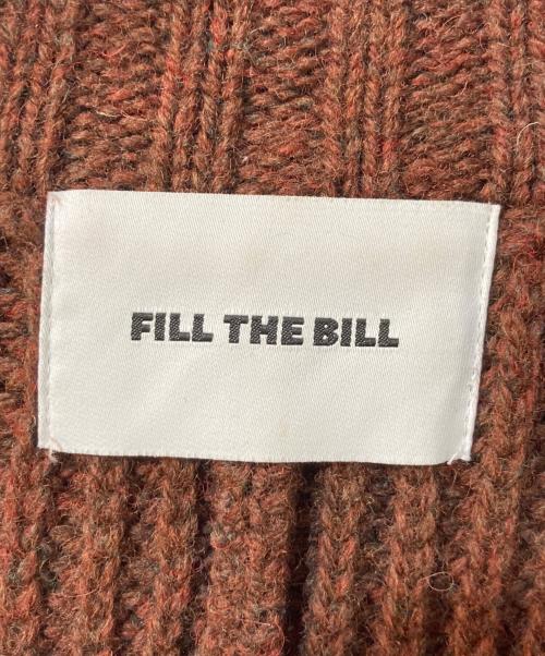 FILL THE BILL（フィルザビル）FILL THE BILL (フィルザビル) ドライバーズニット ブラウン サイズ:1の古着・服飾アイテム