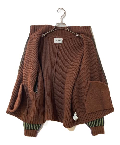 FILL THE BILL（フィルザビル）FILL THE BILL (フィルザビル) ドライバーズニット ブラウン サイズ:1の古着・服飾アイテム