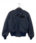 USEDユーズド）の古着「セキリティポリスジャケット」｜ネイビー