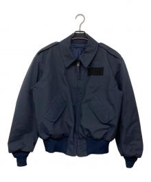 USED（ユーズド）の古着「セキリティポリスジャケット」｜ネイビー