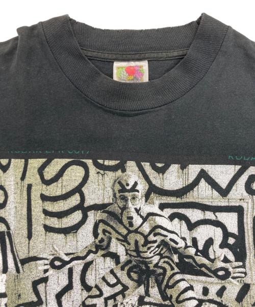 ANNIE LEIBOVITZ（アニー・リーボヴィッツ）ANNIE LEIBOVITZ (アニー・リーボヴィッツ) 90`S Keith Haring TEE ブラック サイズ:Sの古着・服飾アイテム