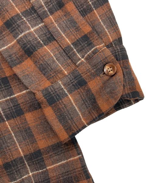 PENDLETON（ペンドルトン）PENDLETON (ペンドルトン) 50`Sボードシャツ ブラウン×ブラック サイズ:Lの古着・服飾アイテム