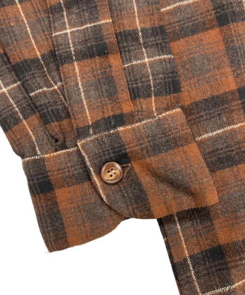 PENDLETON（ペンドルトン）PENDLETON (ペンドルトン) 50`Sボードシャツ ブラウン×ブラック サイズ:Lの古着・服飾アイテム