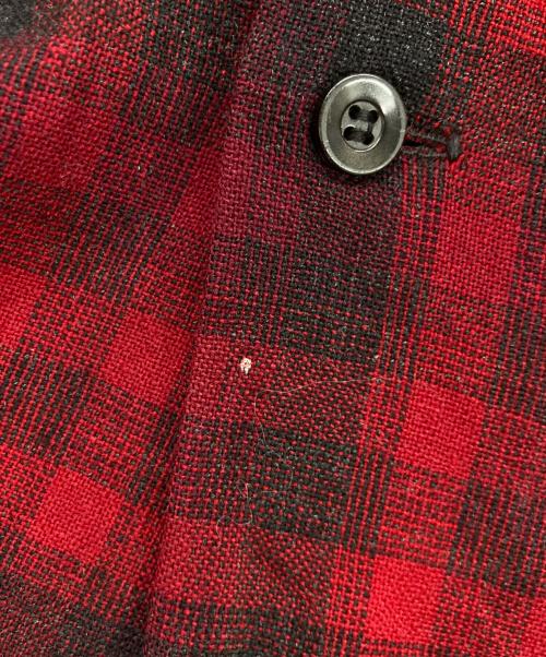 PENDLETON（ペンドルトン）PENDLETON (ペンドルトン) 50`Sオンブレボードシャツ レッド×ブラック サイズ:Sの古着・服飾アイテム
