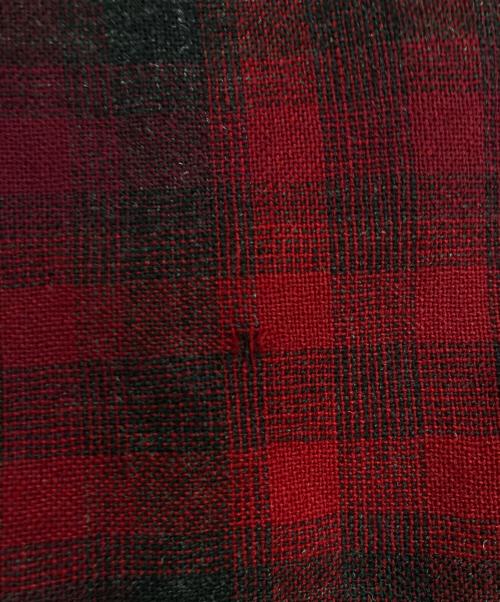 PENDLETON（ペンドルトン）PENDLETON (ペンドルトン) 50`Sオンブレボードシャツ レッド×ブラック サイズ:Sの古着・服飾アイテム