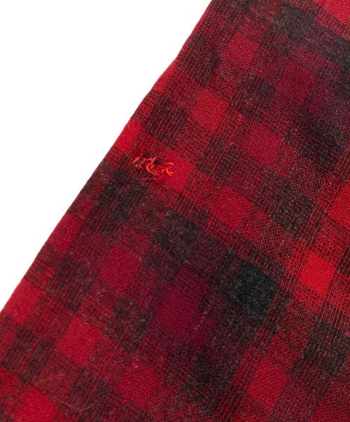 PENDLETON（ペンドルトン）PENDLETON (ペンドルトン) 50`Sオンブレボードシャツ レッド×ブラック サイズ:Sの古着・服飾アイテム