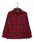 PENDLETON（ペンドルトン）の古着「50`Sオンブレボードシャツ」｜レッド×ブラック