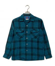 PENDLETON（ペンドルトン）の古着「60-70`Sオンブレボードシャツ」｜ブルー×ブラック