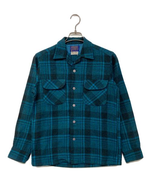 PENDLETON（ペンドルトン）PENDLETON (ペンドルトン) 60-70`Sオンブレボードシャツ ブルー×ブラック サイズ:Sの古着・服飾アイテム