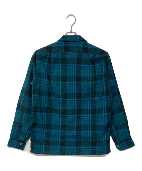 PENDLETON（ペンドルトン）PENDLETON (ペンドルトン) 60-70`Sオンブレボードシャツ ブルー×ブラック サイズ:Sの古着・服飾アイテム