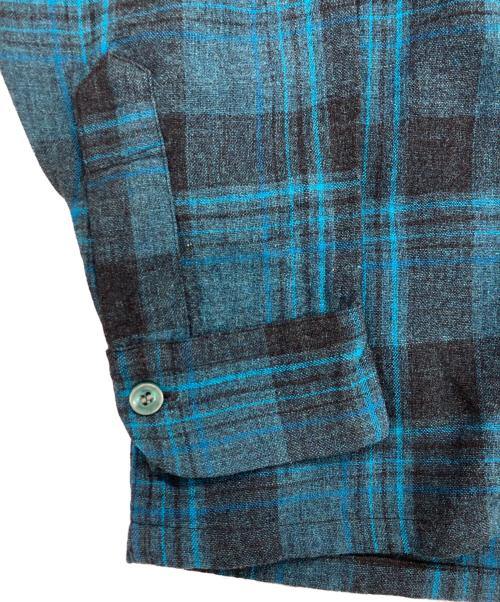 PENDLETON（ペンドルトン）PENDLETON (ペンドルトン) 60-70`Sオンブレボードシャツ ブルー×ブラック サイズ:Sの古着・服飾アイテム