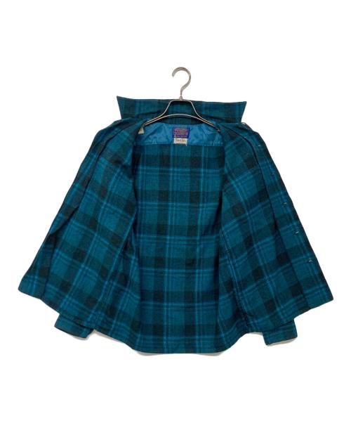 PENDLETON（ペンドルトン）PENDLETON (ペンドルトン) 60-70`Sオンブレボードシャツ ブルー×ブラック サイズ:Sの古着・服飾アイテム